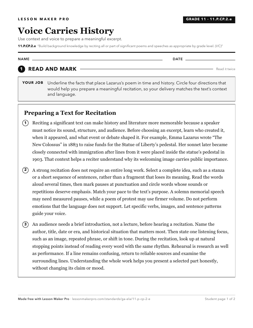 Preview of the 11.P.CP.2.e printable worksheet