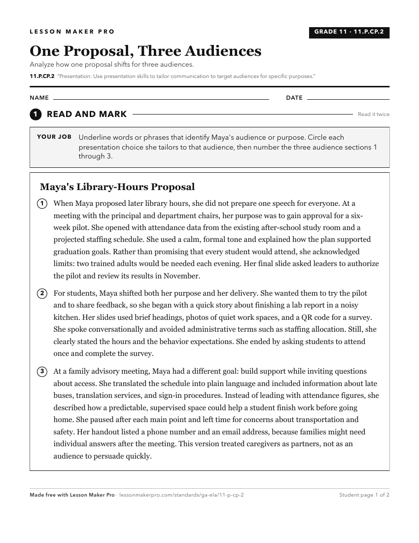 Preview of the 11.P.CP.2 printable worksheet