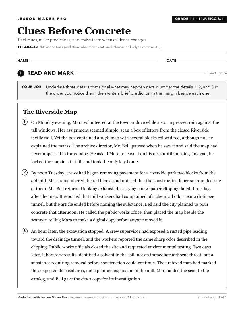 Preview of the 11.P.EICC.3.e printable worksheet