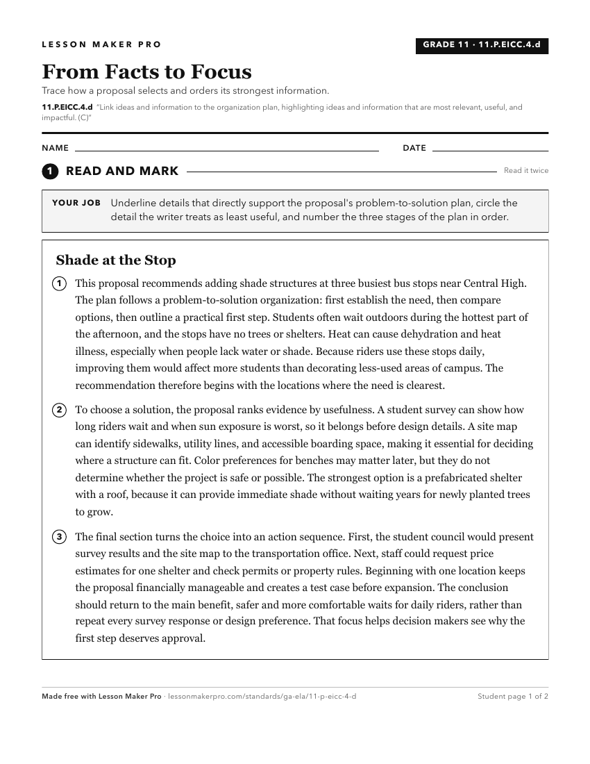 Preview of the 11.P.EICC.4.d printable worksheet