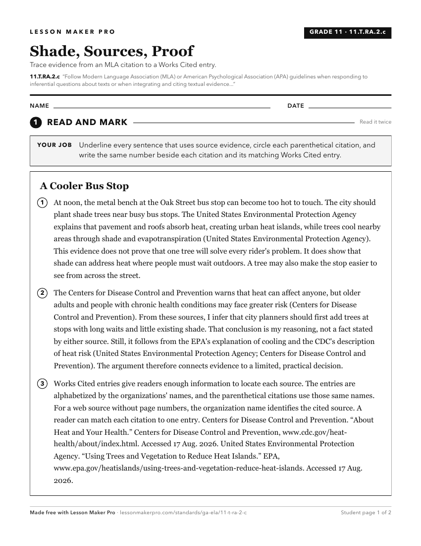 Preview of the 11.T.RA.2.c printable worksheet