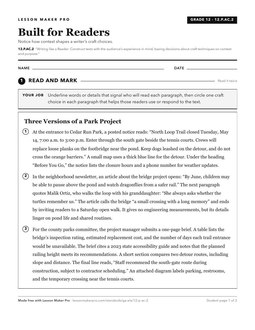 Preview of the 12.P.AC.2 printable worksheet