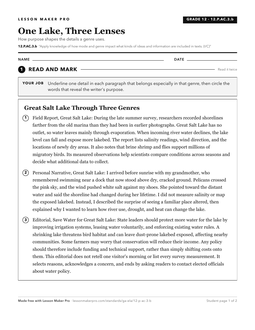 Preview of the 12.P.AC.3.b printable worksheet