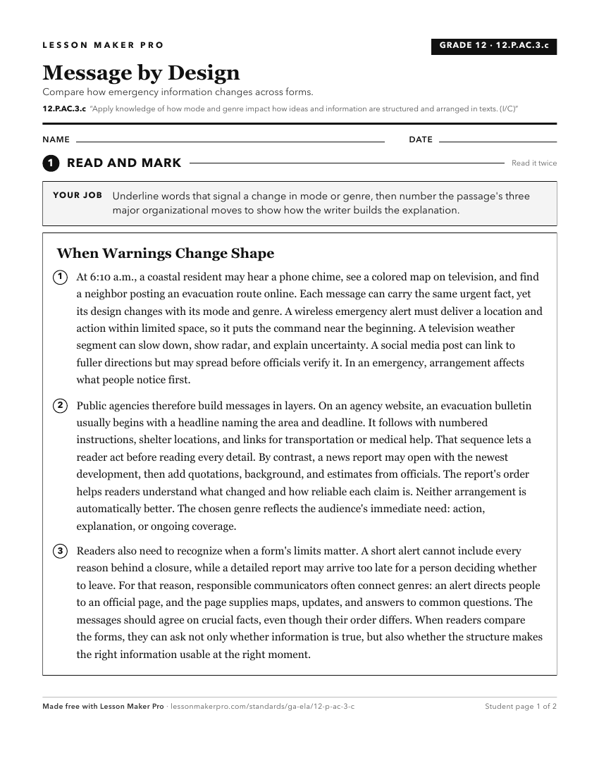 Preview of the 12.P.AC.3.c printable worksheet