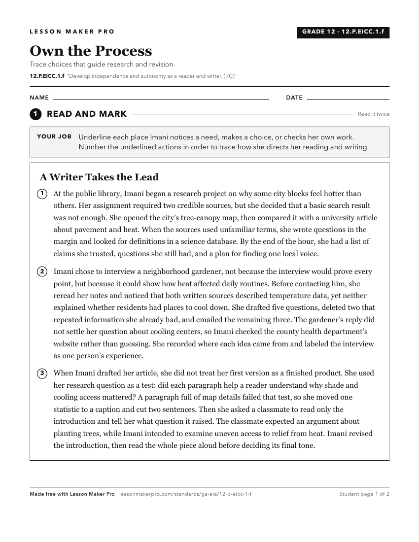 Preview of the 12.P.EICC.1.f printable worksheet
