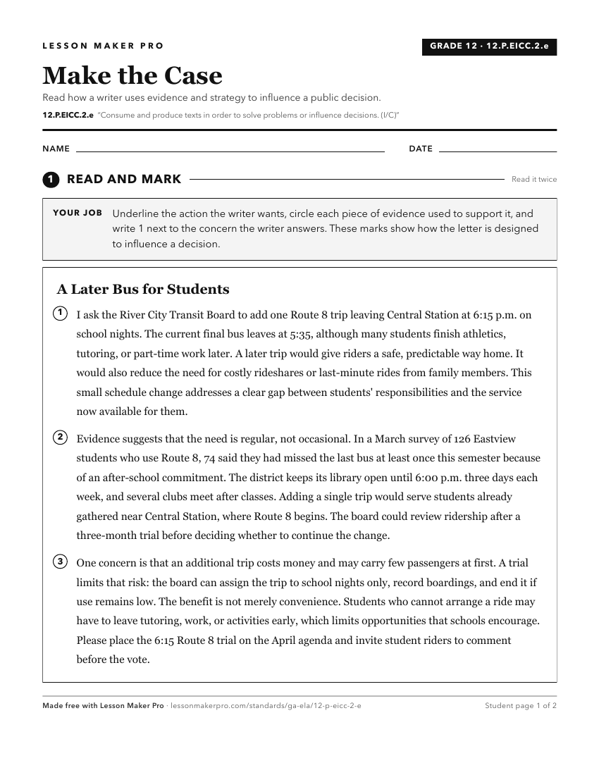 Preview of the 12.P.EICC.2.e printable worksheet