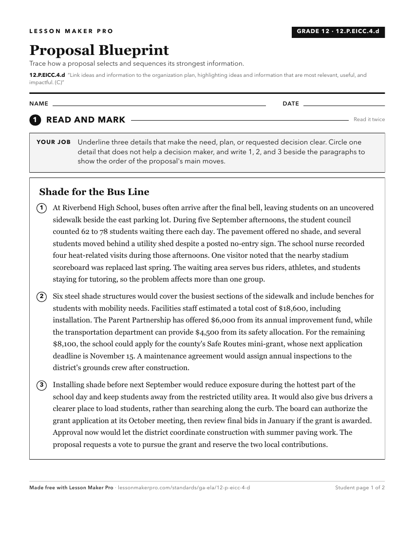 Preview of the 12.P.EICC.4.d printable worksheet