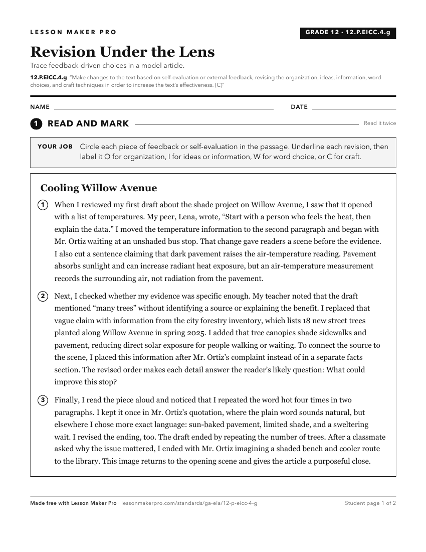 Preview of the 12.P.EICC.4.g printable worksheet