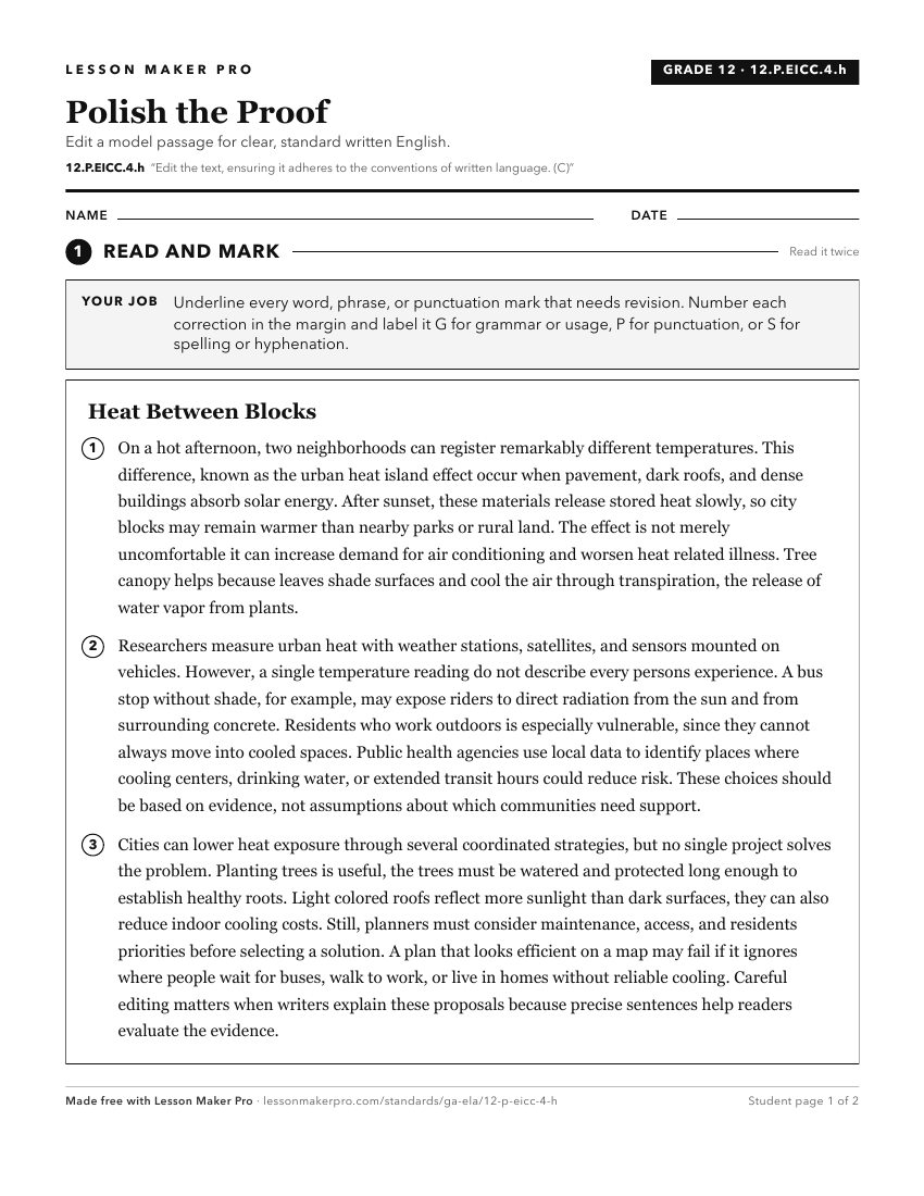Preview of the 12.P.EICC.4.h printable worksheet