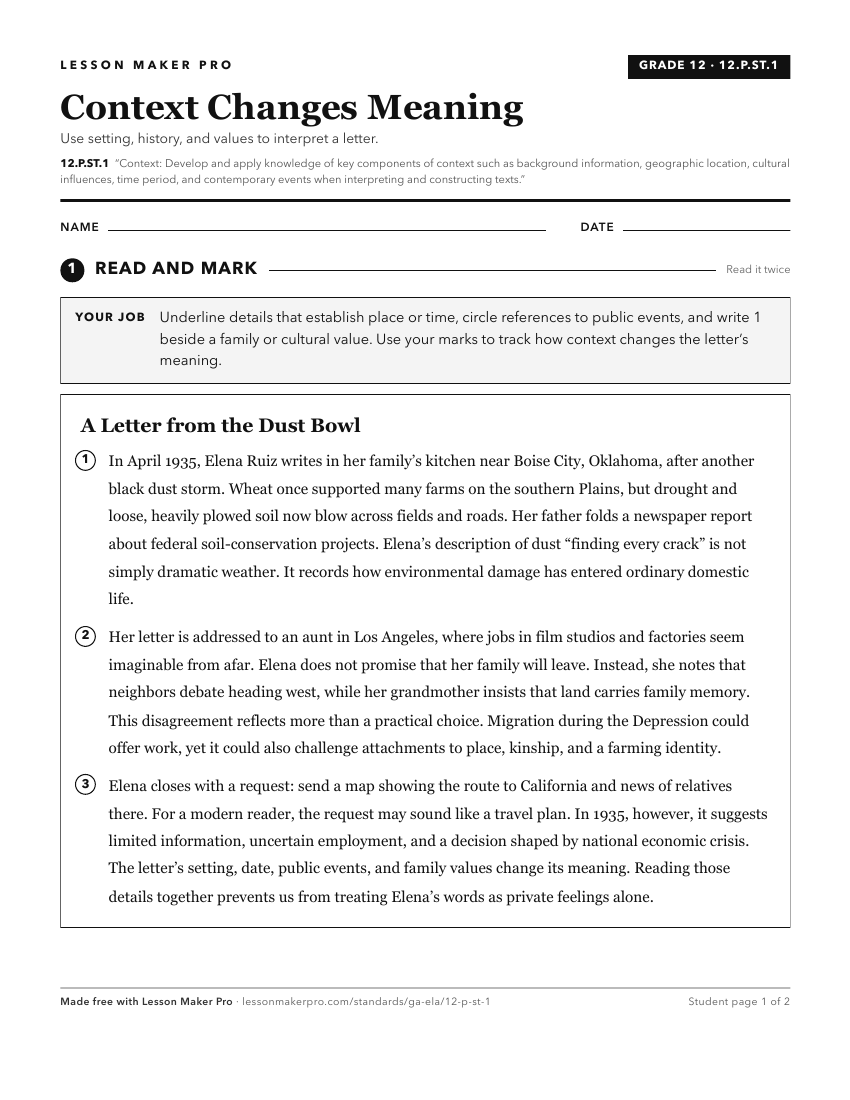 Preview of the 12.P.ST.1 printable worksheet