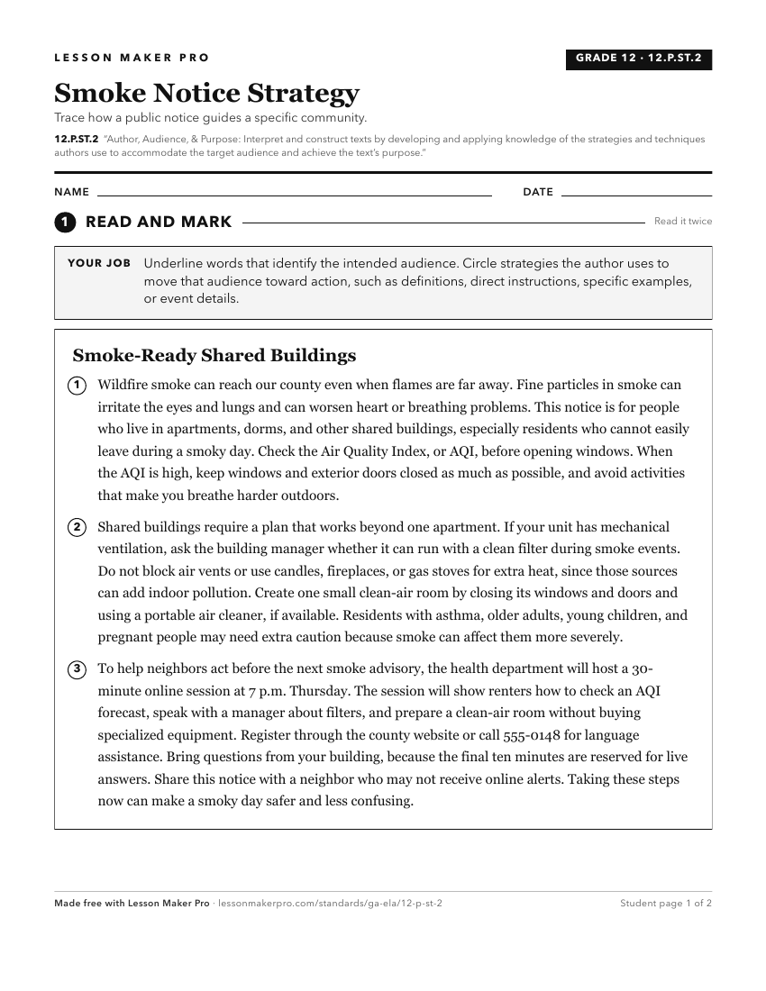 Preview of the 12.P.ST.2 printable worksheet