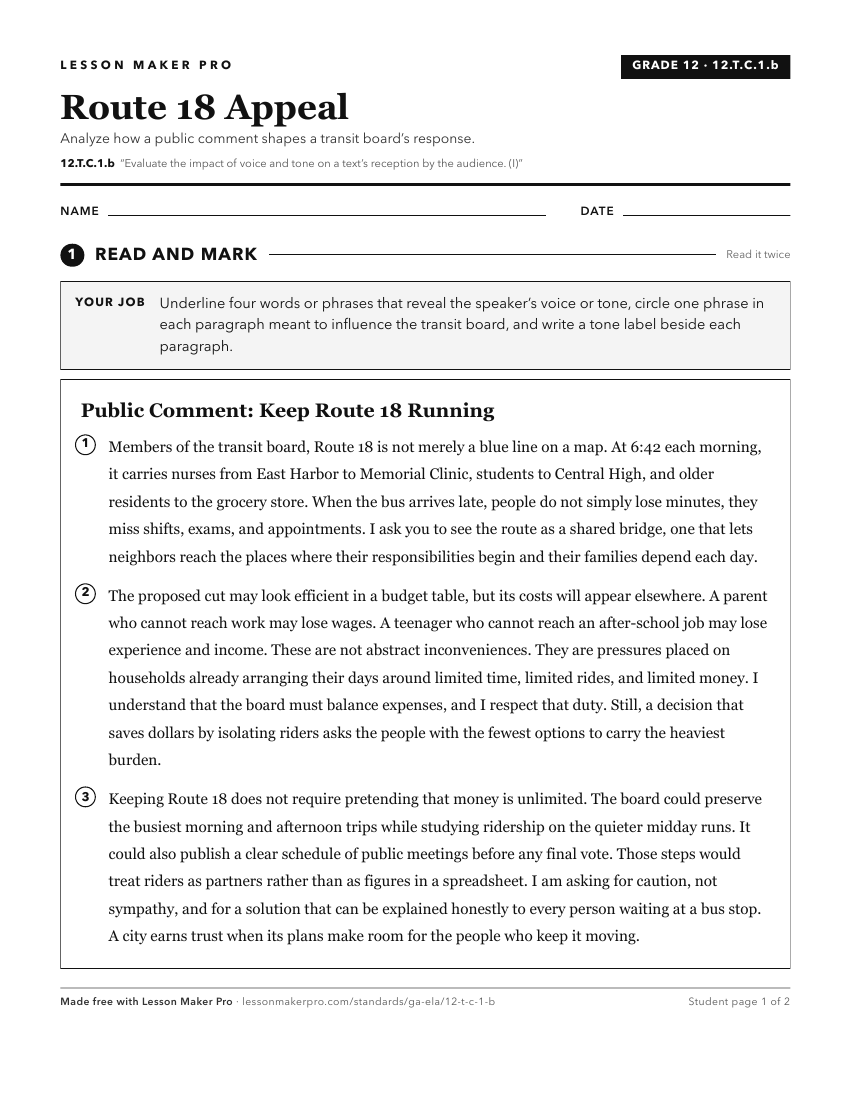 Preview of the 12.T.C.1.b printable worksheet