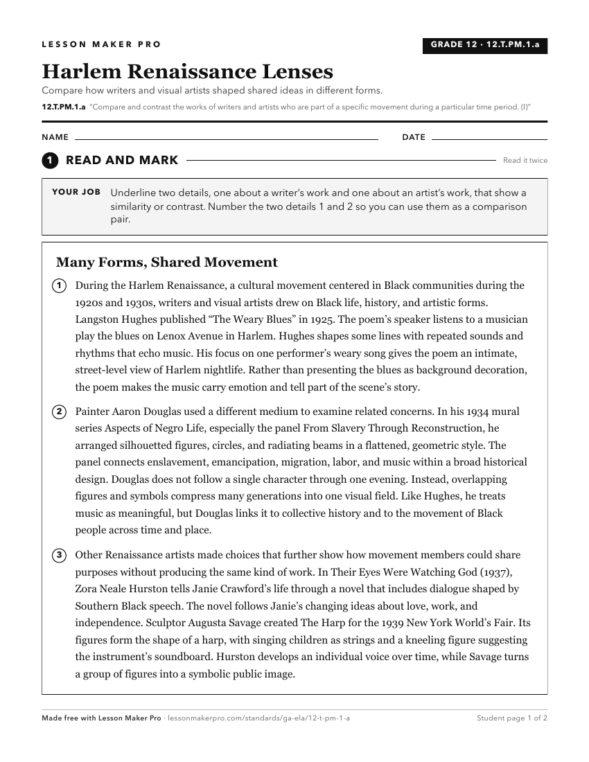 Preview of the 12.T.PM.1.a printable worksheet