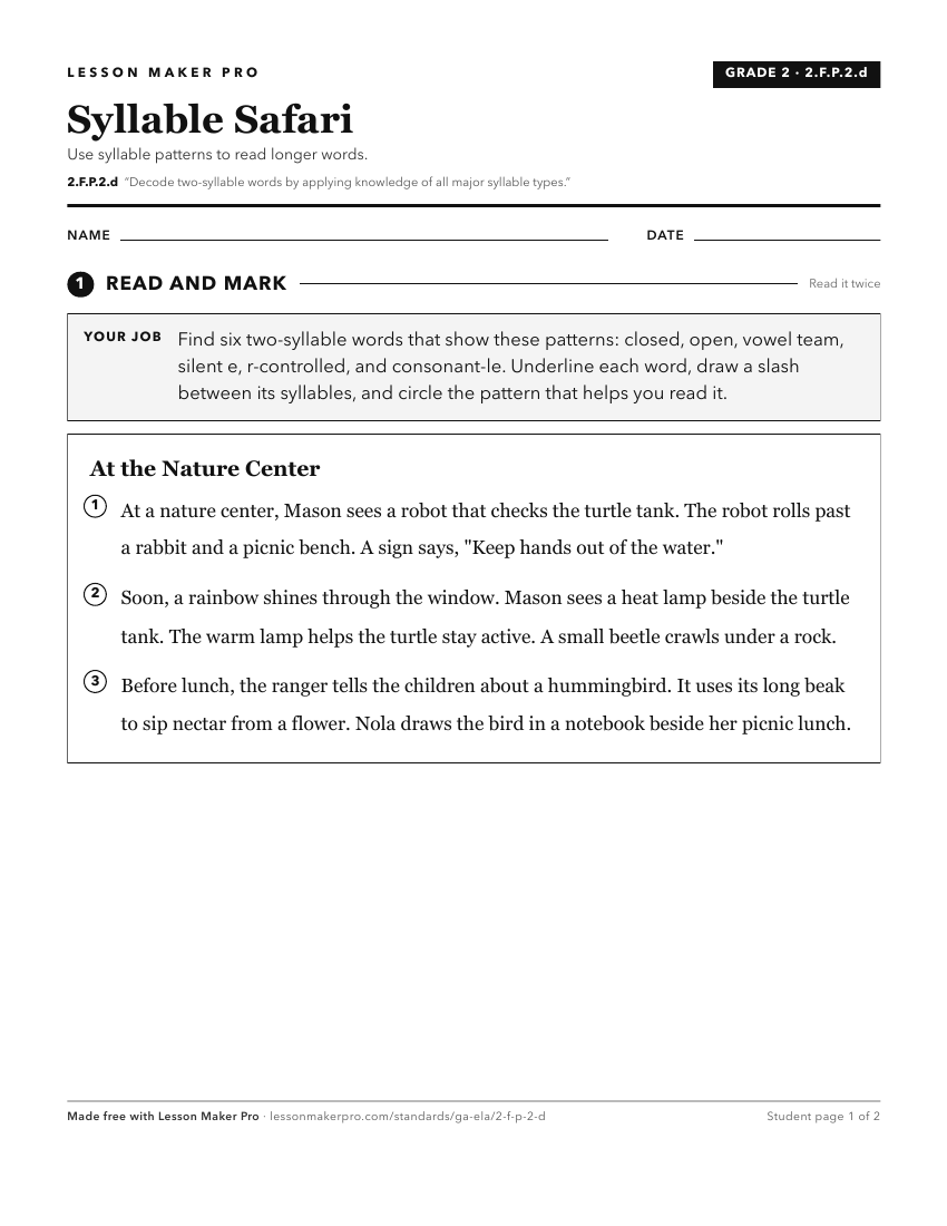 Preview of the 2.F.P.2.d printable worksheet