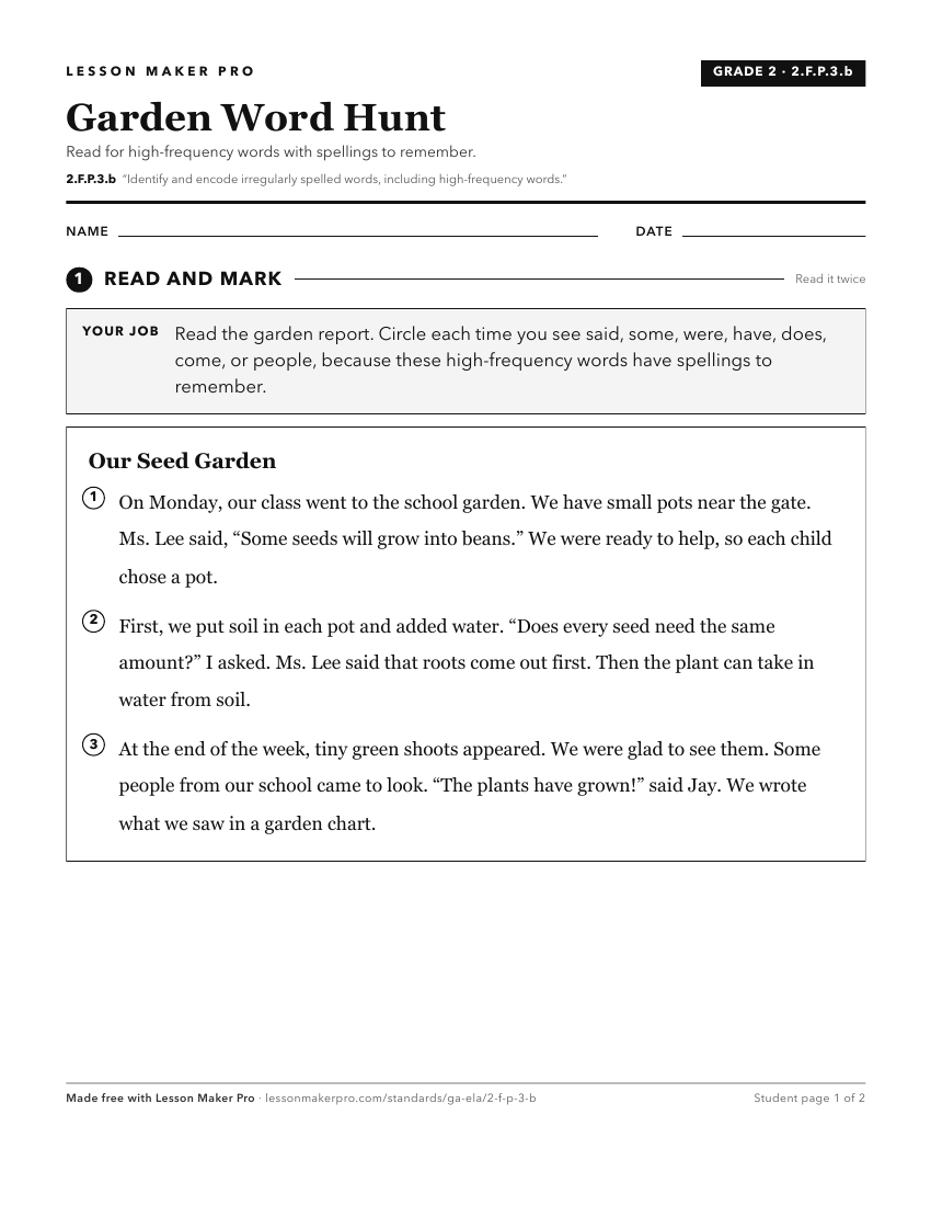Preview of the 2.F.P.3.b printable worksheet