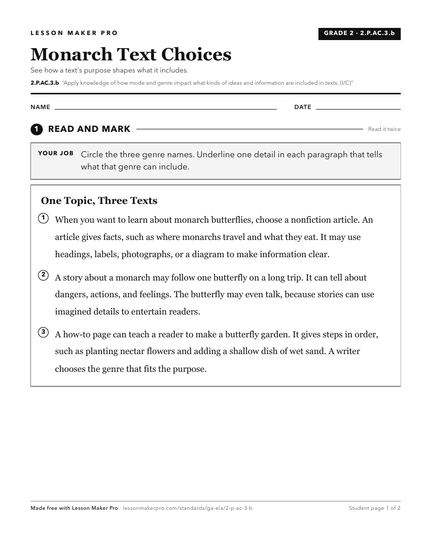 Preview of the 2.P.AC.3.b printable worksheet