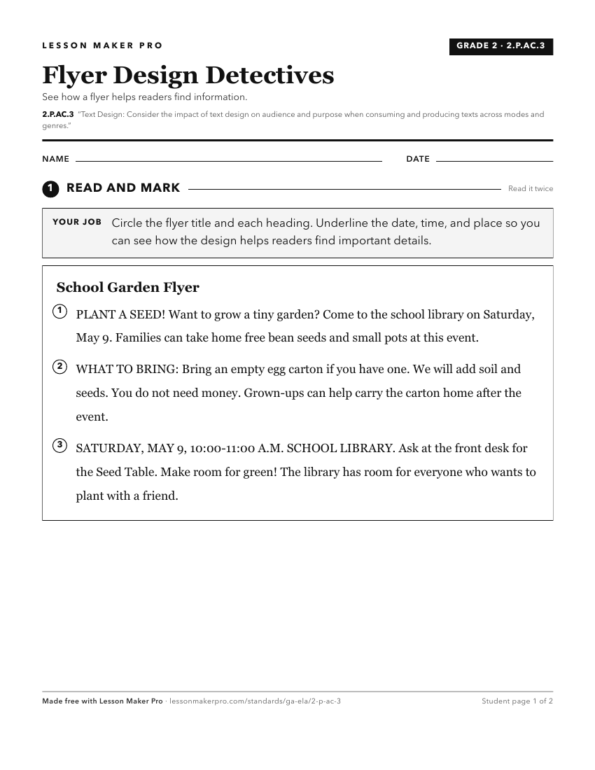 Preview of the 2.P.AC.3 printable worksheet