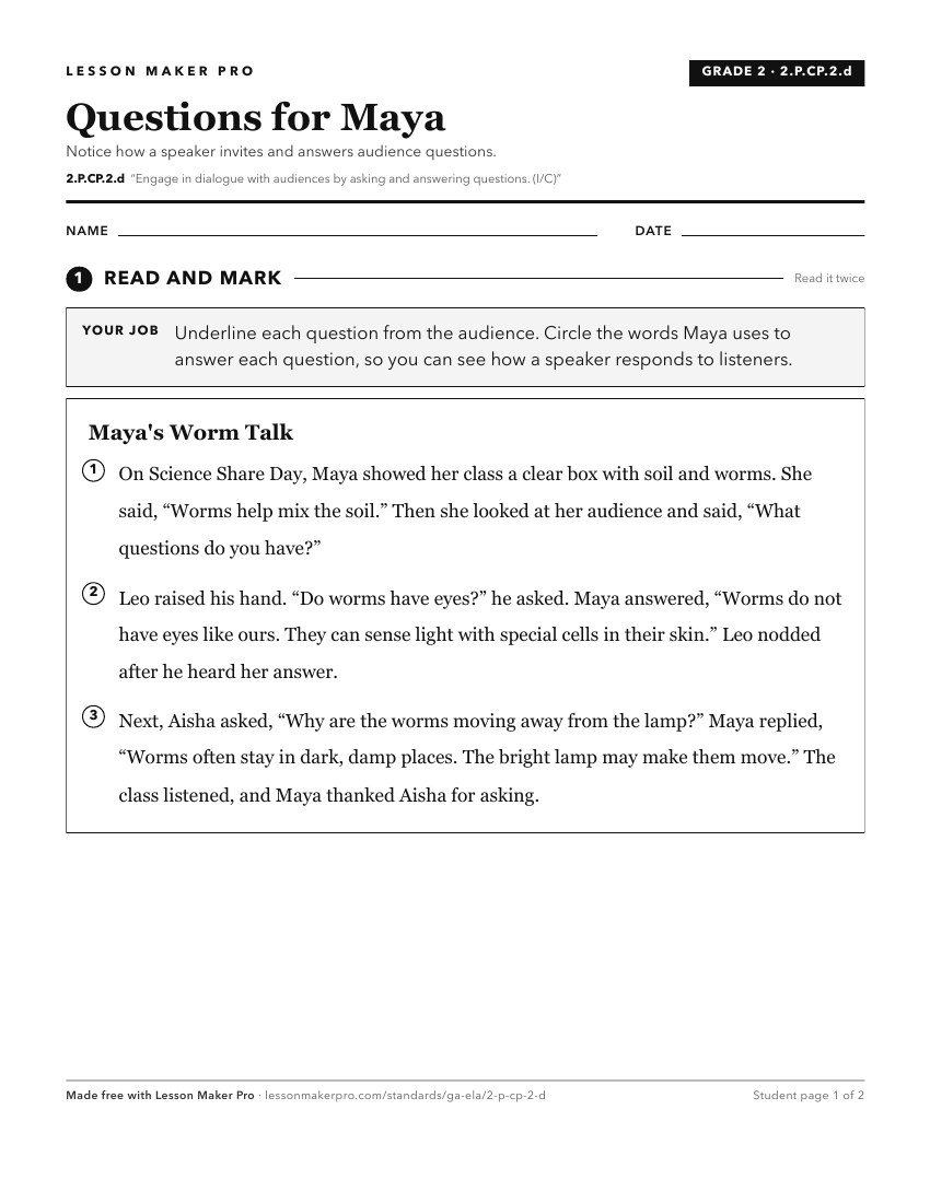 Preview of the 2.P.CP.2.d printable worksheet