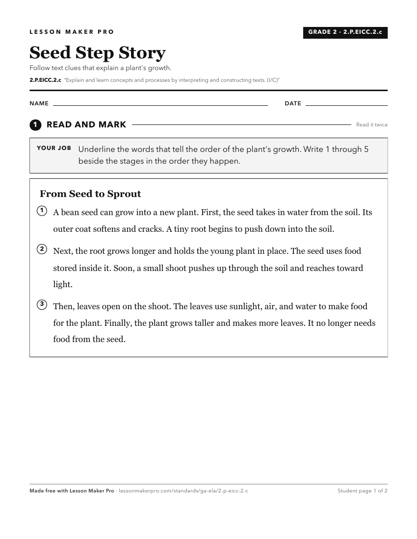 Preview of the 2.P.EICC.2.c printable worksheet