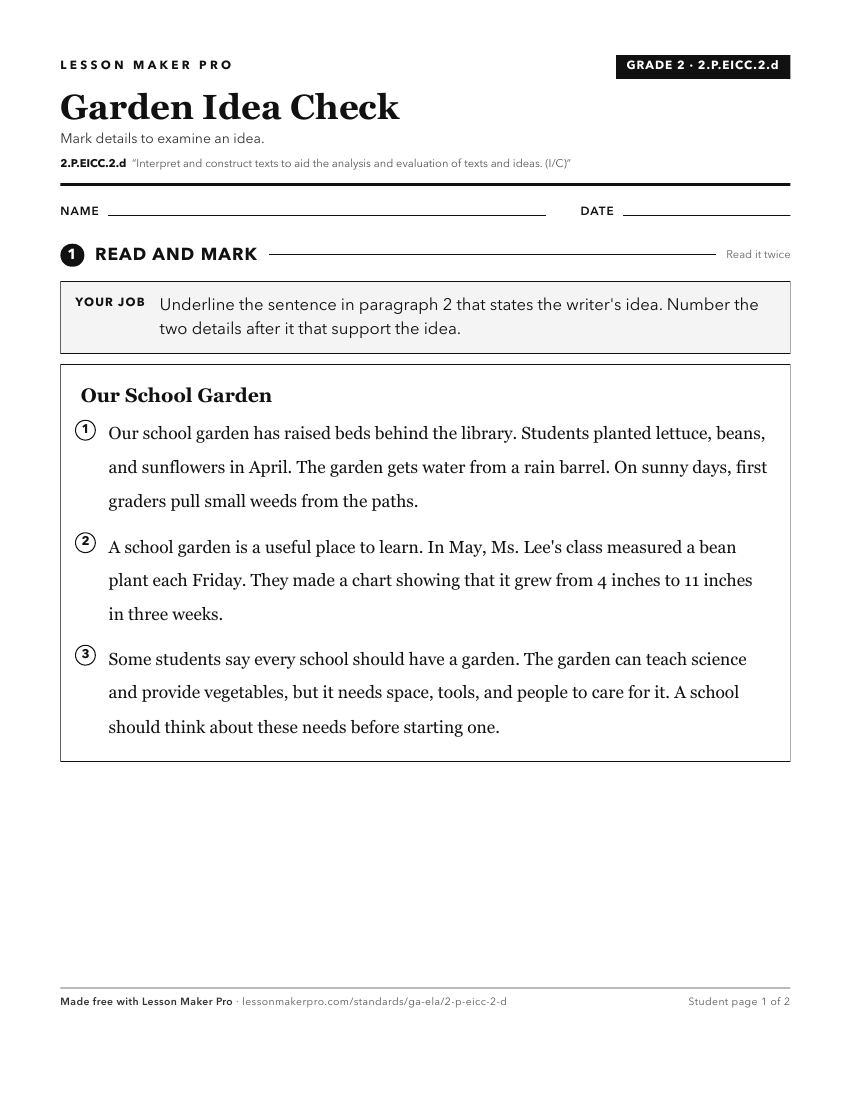 Preview of the 2.P.EICC.2.d printable worksheet