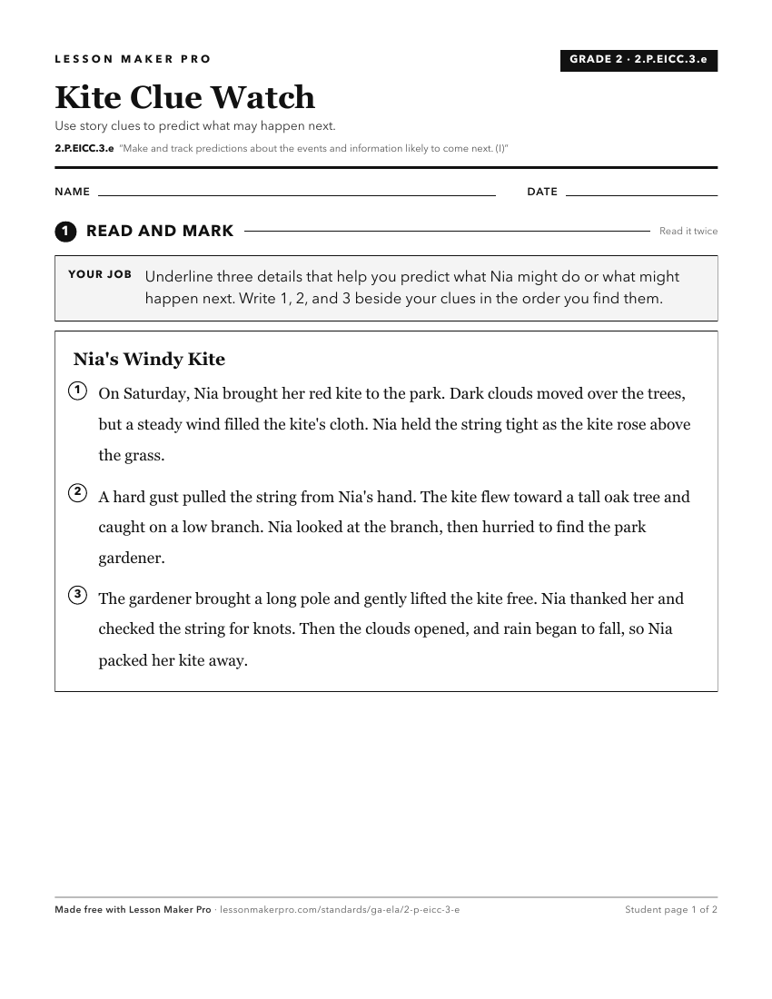 Preview of the 2.P.EICC.3.e printable worksheet