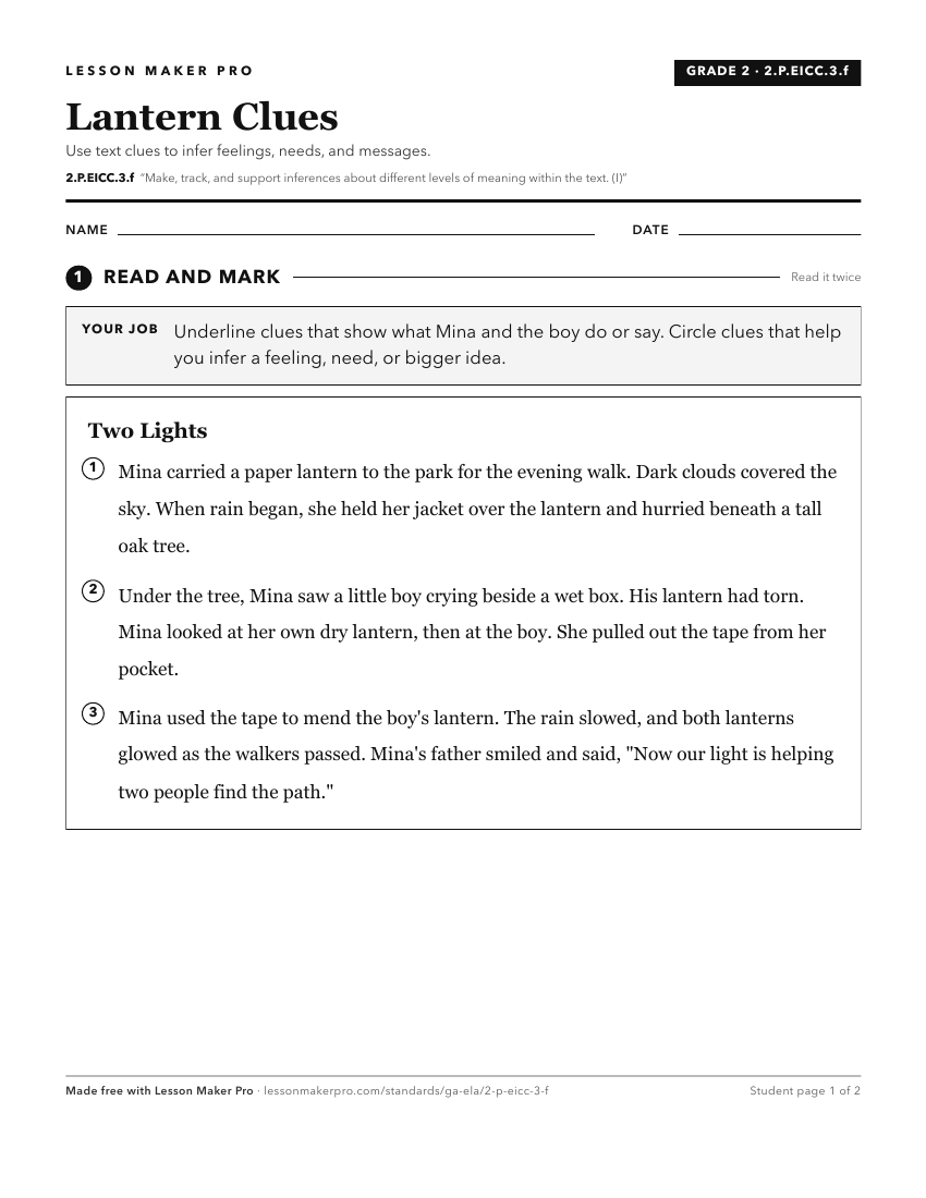 Preview of the 2.P.EICC.3.f printable worksheet