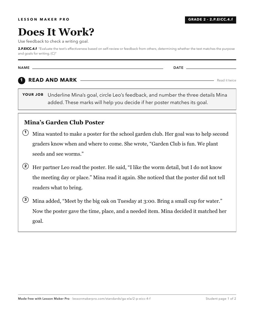 Preview of the 2.P.EICC.4.f printable worksheet