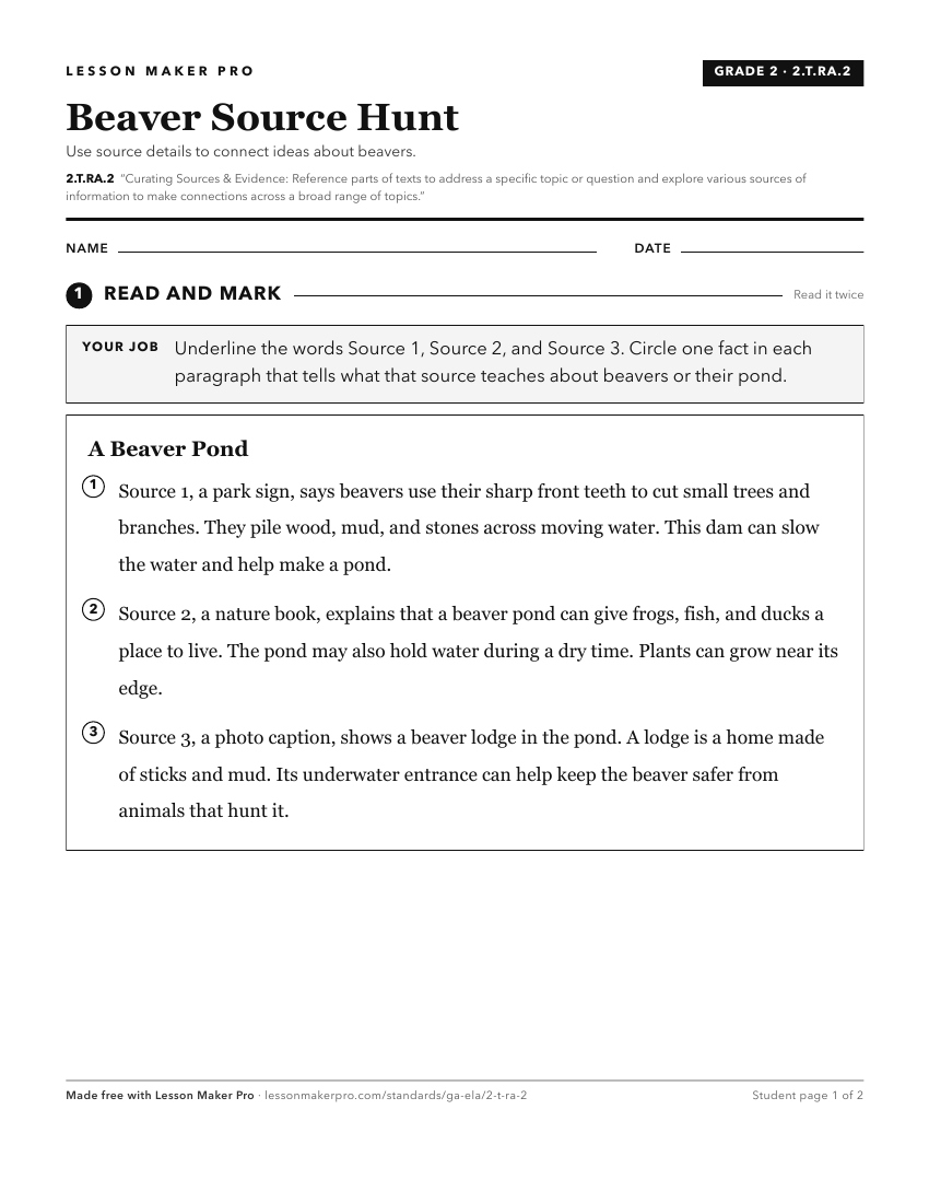 Preview of the 2.T.RA.2 printable worksheet