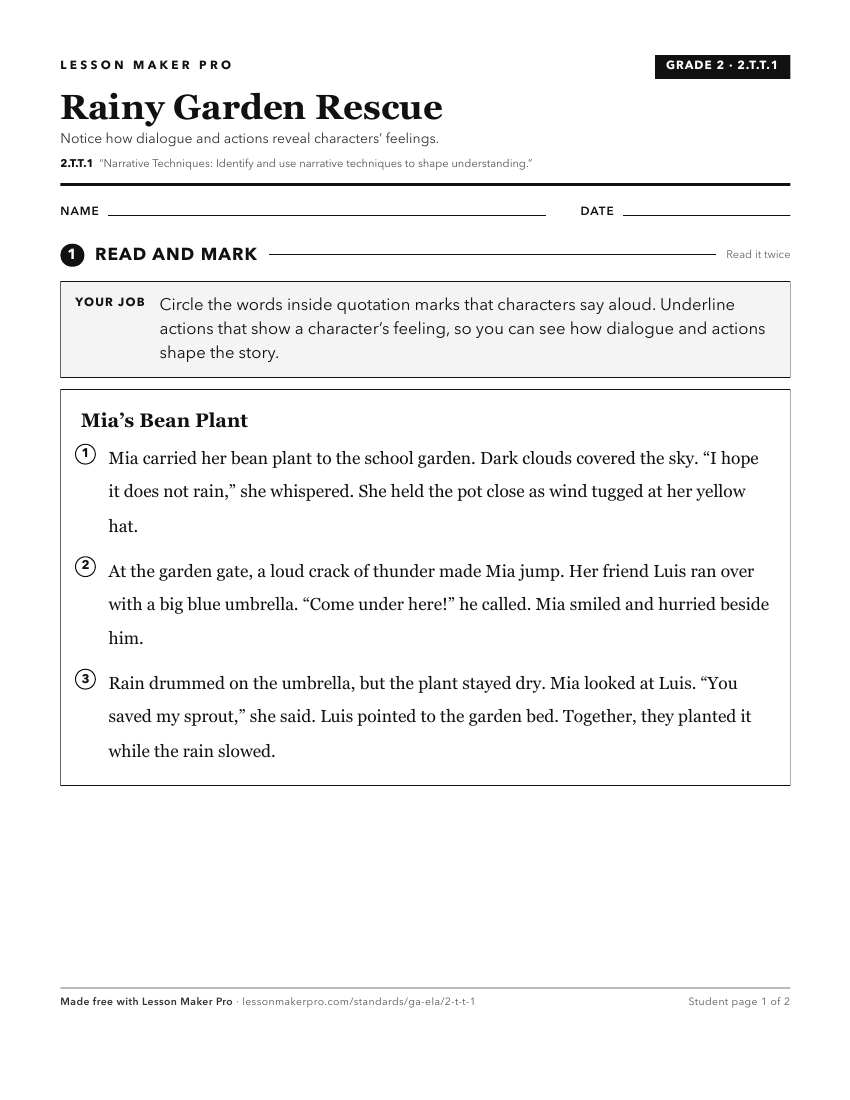 Preview of the 2.T.T.1 printable worksheet