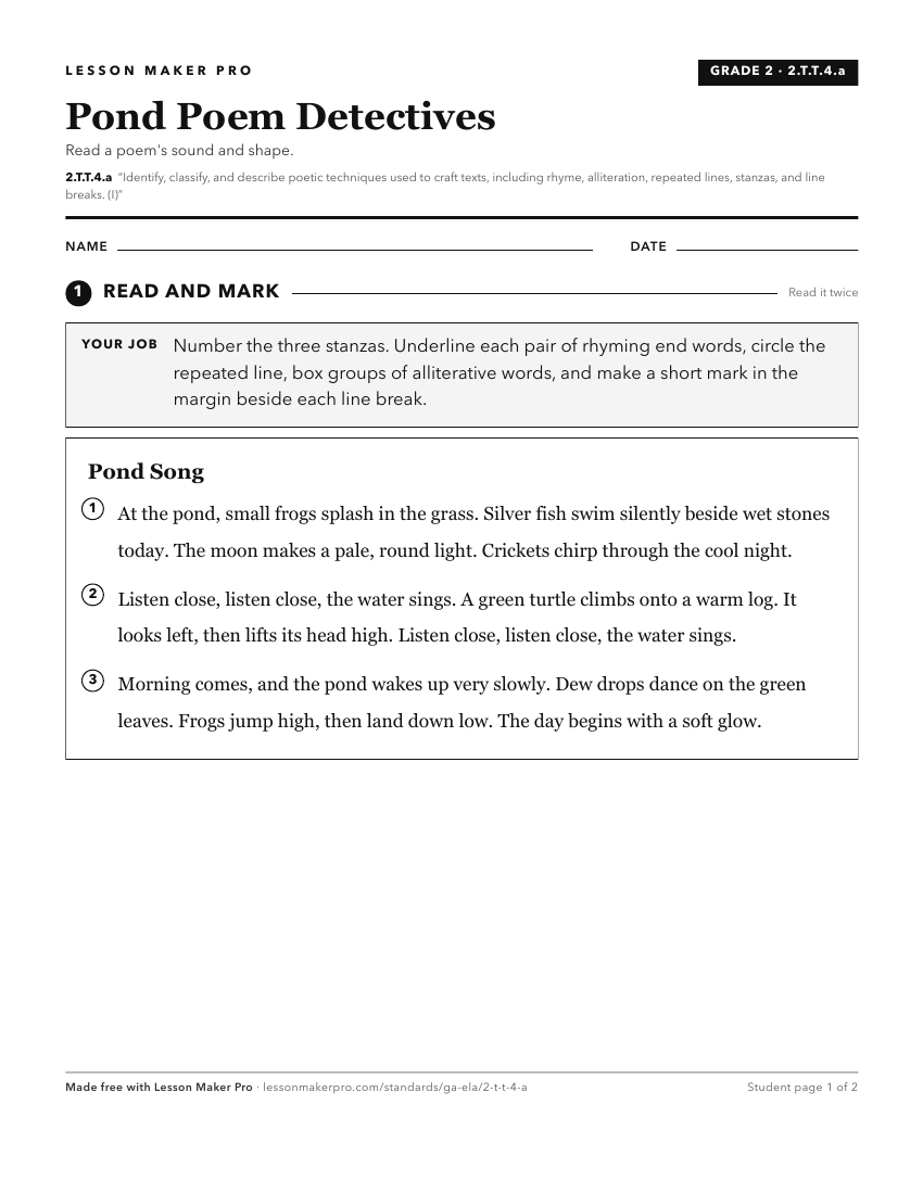 Preview of the 2.T.T.4.a printable worksheet