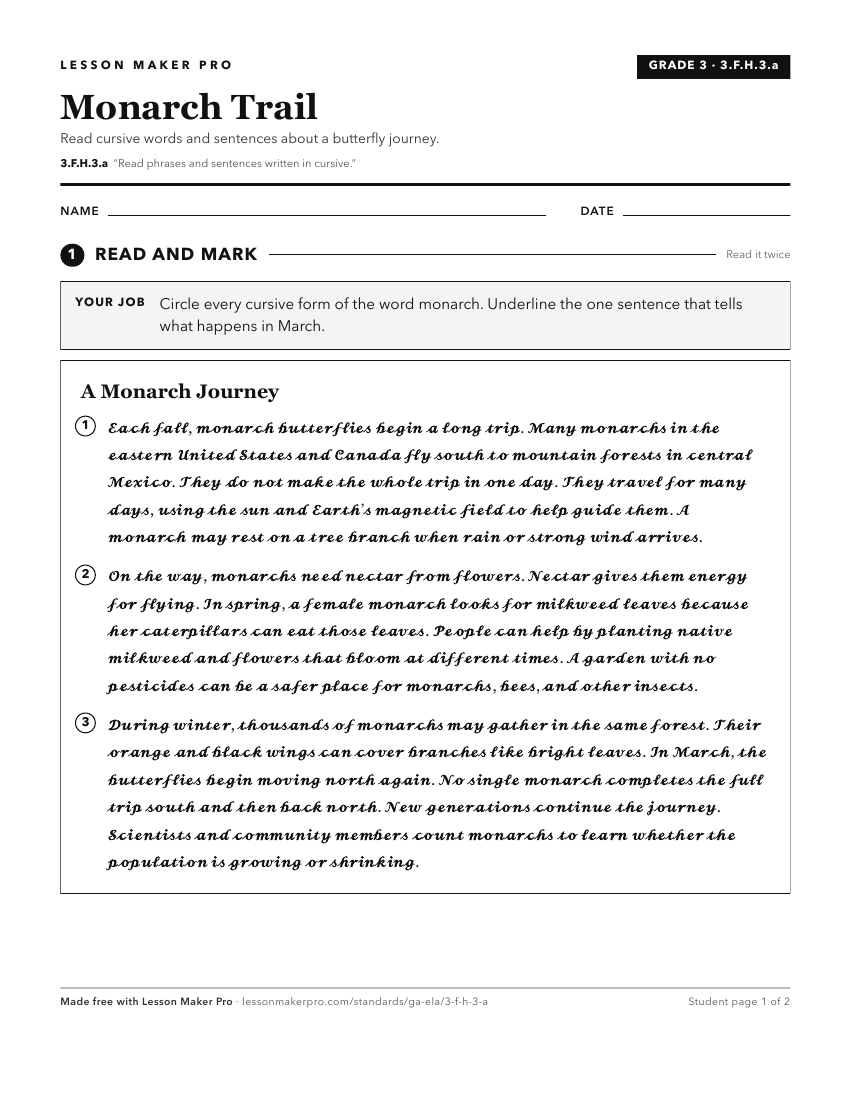 Preview of the 3.F.H.3.a printable worksheet