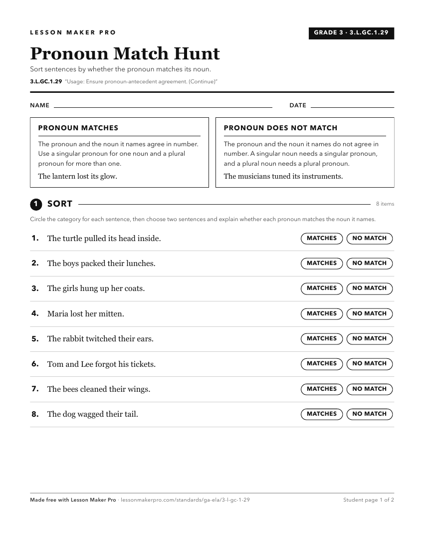 Preview of the 3.L.GC.1.29 printable worksheet