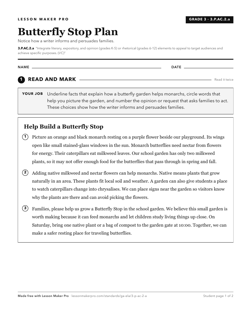 Preview of the 3.P.AC.2.a printable worksheet