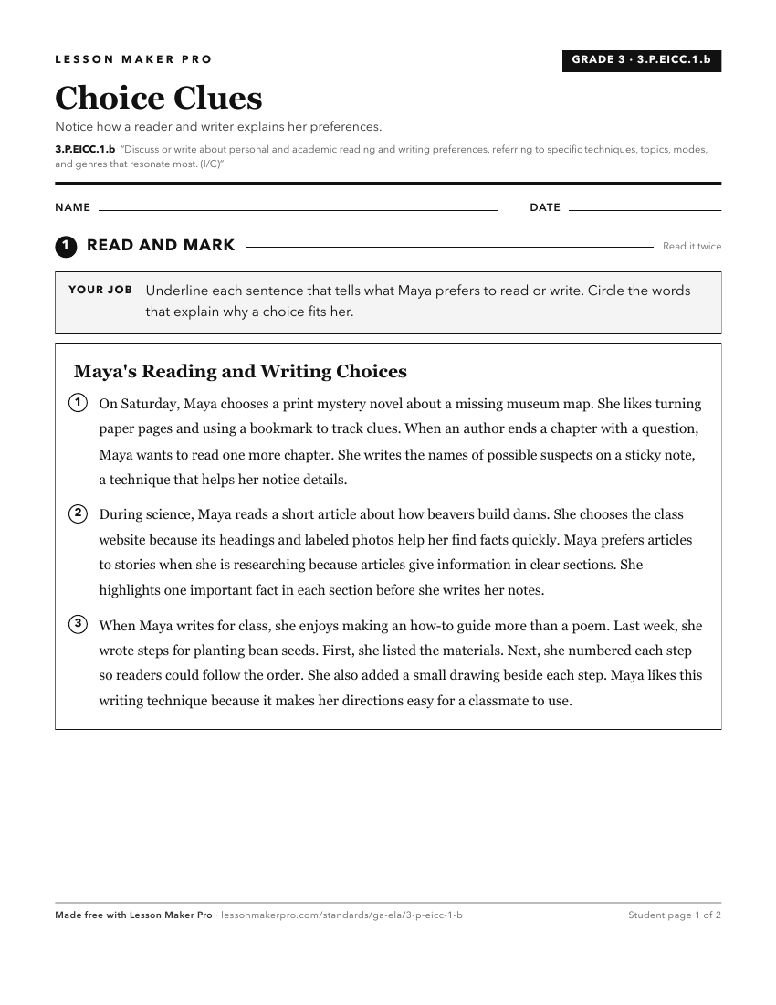 Preview of the 3.P.EICC.1.b printable worksheet
