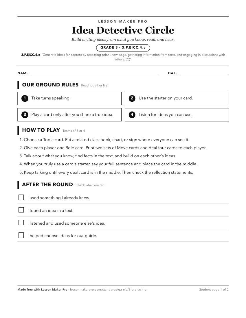 Preview of the 3.P.EICC.4.c printable worksheet