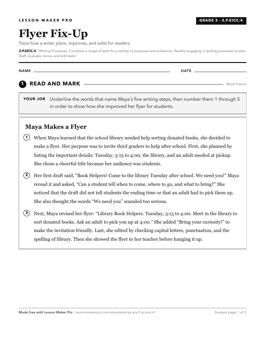 Preview of the 3.P.EICC.4 printable worksheet