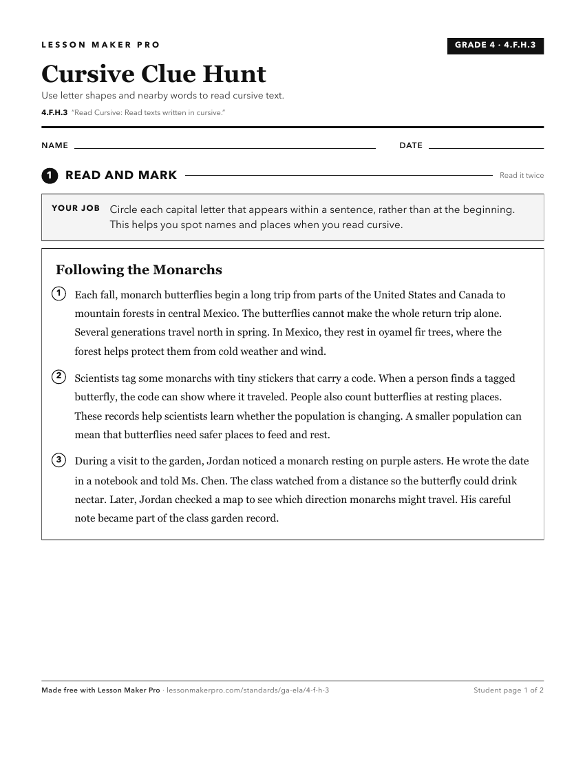 Preview of the 4.F.H.3 printable worksheet