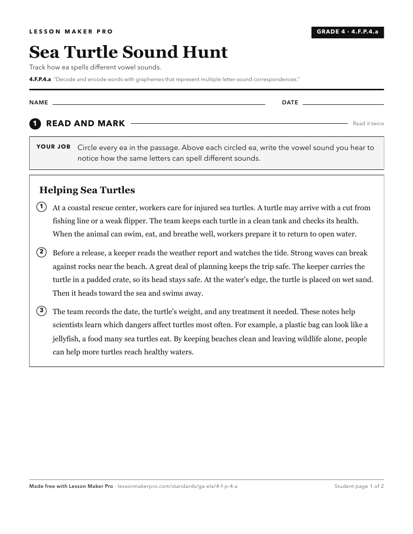 Preview of the 4.F.P.4.a printable worksheet