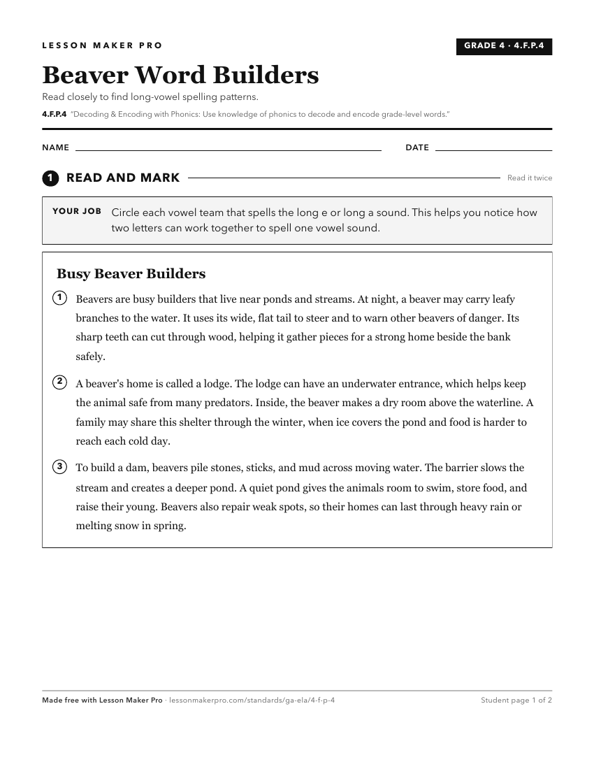 Preview of the 4.F.P.4 printable worksheet
