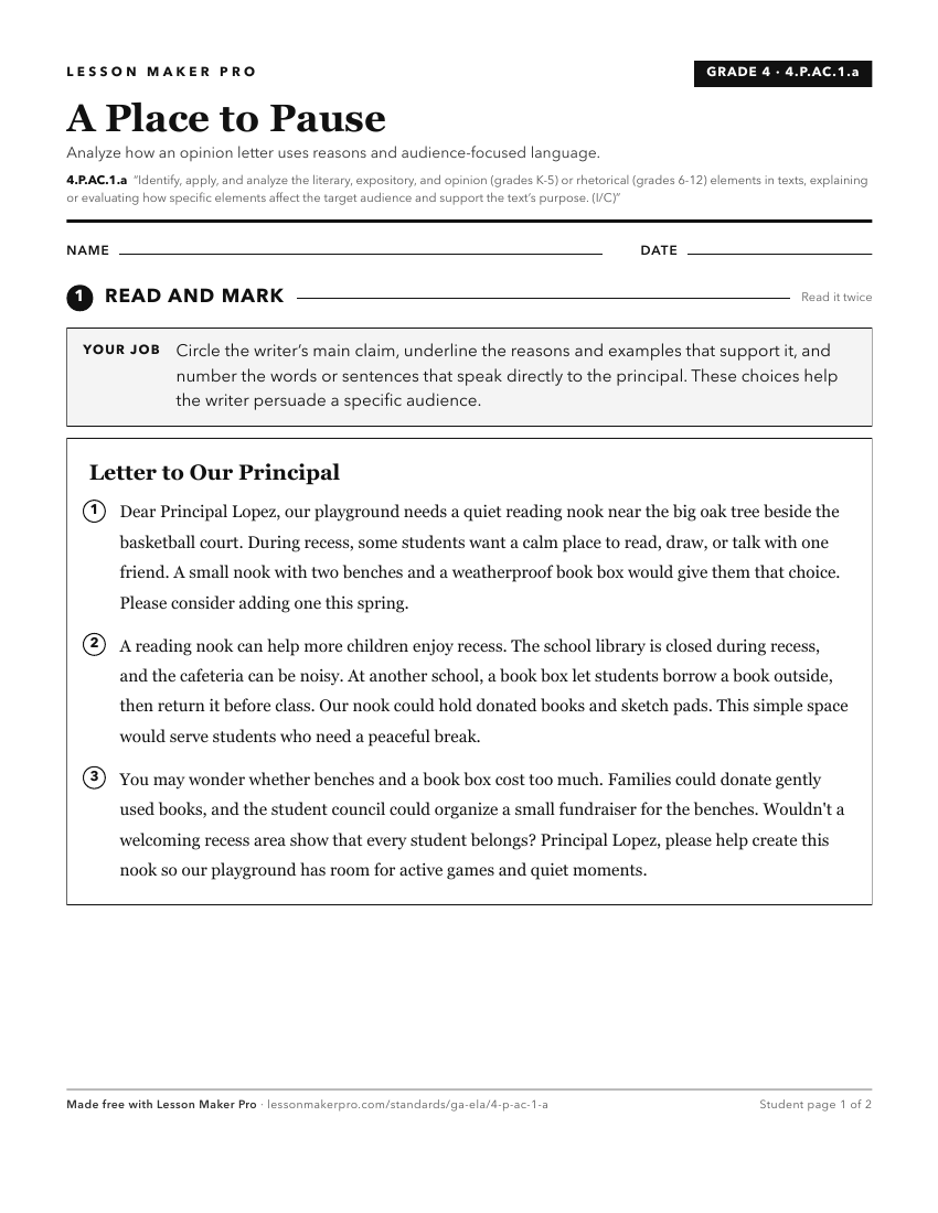 Preview of the 4.P.AC.1.a printable worksheet