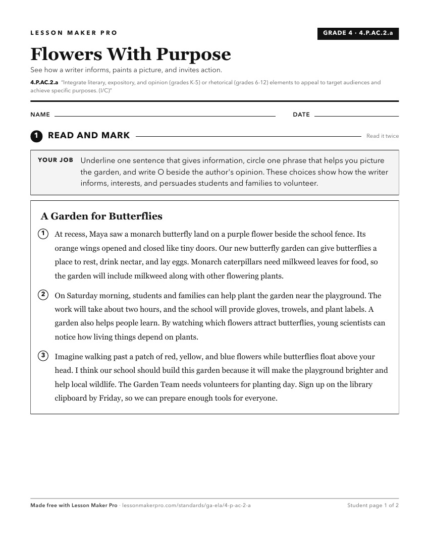 Preview of the 4.P.AC.2.a printable worksheet
