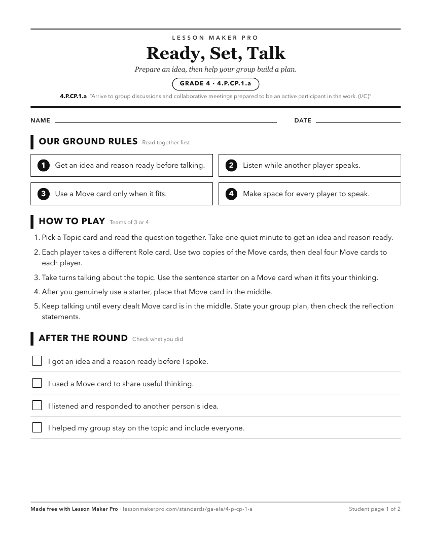 Preview of the 4.P.CP.1.a printable worksheet