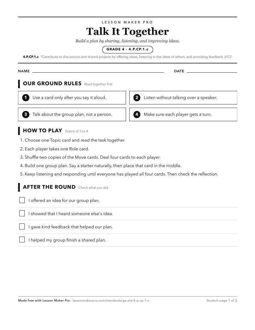 Preview of the 4.P.CP.1.c printable worksheet