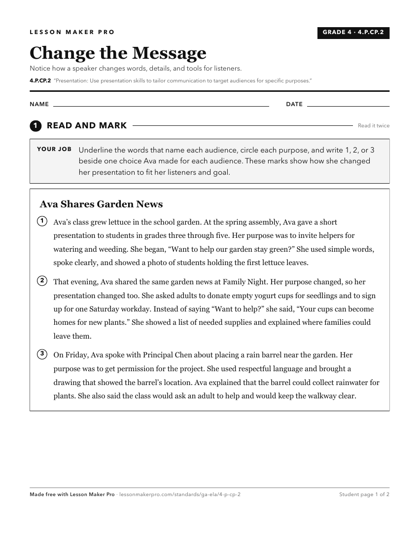 Preview of the 4.P.CP.2 printable worksheet
