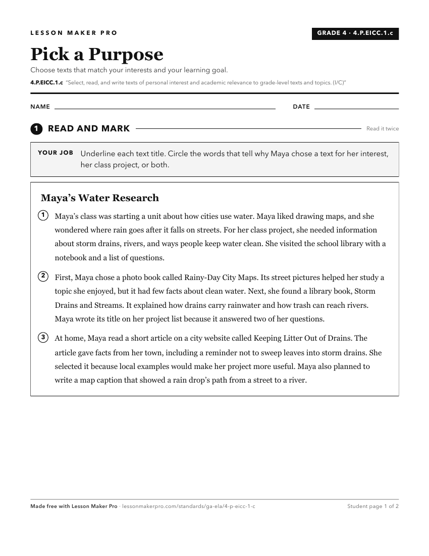 Preview of the 4.P.EICC.1.c printable worksheet