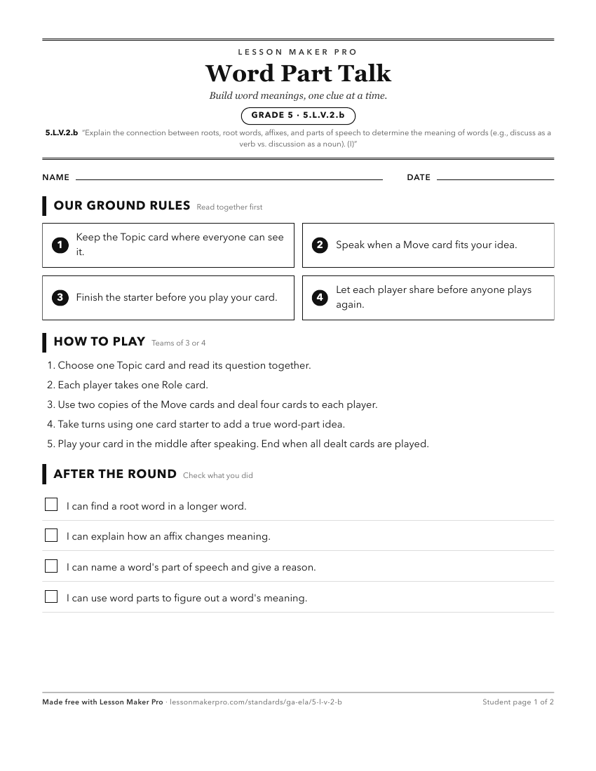 Preview of the 5.L.V.2.b printable worksheet