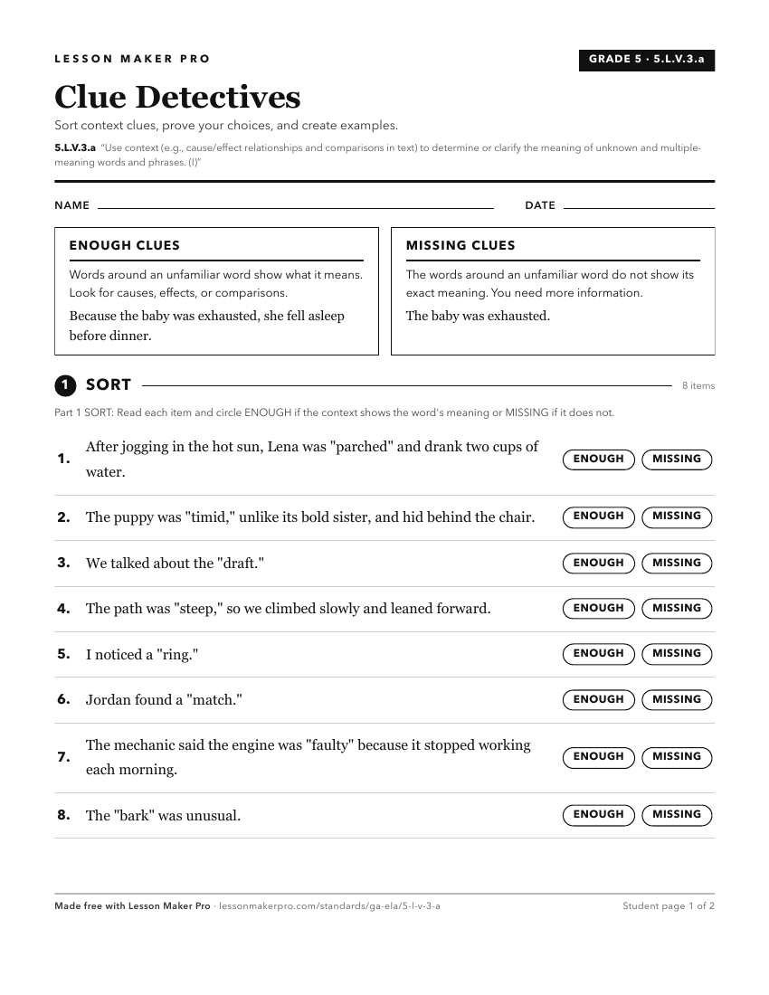 Preview of the 5.L.V.3.a printable worksheet