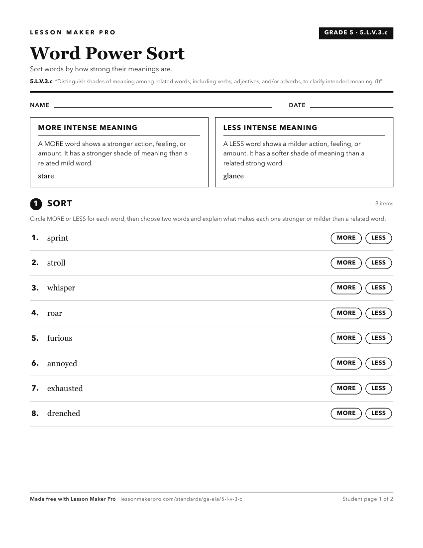 Preview of the 5.L.V.3.c printable worksheet