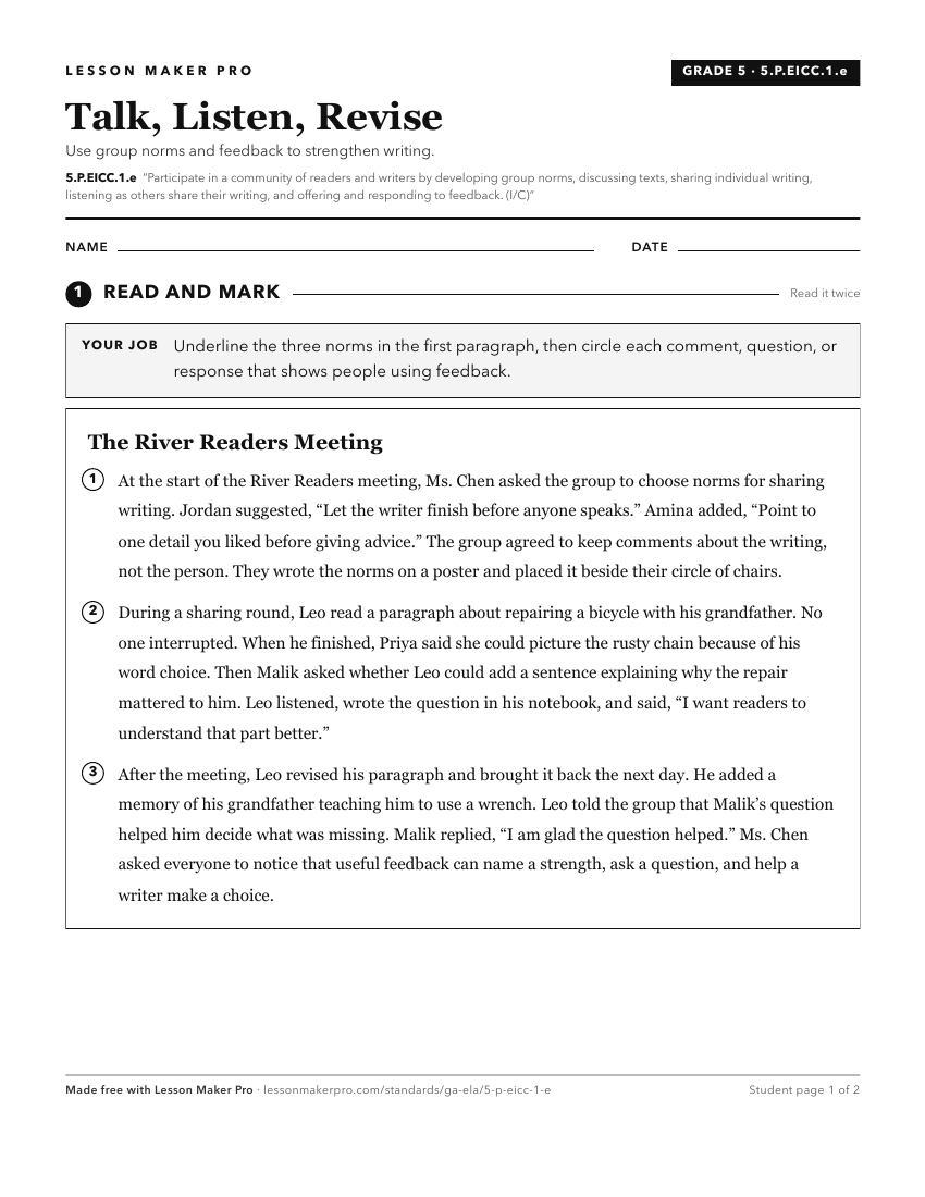 Preview of the 5.P.EICC.1.e printable worksheet
