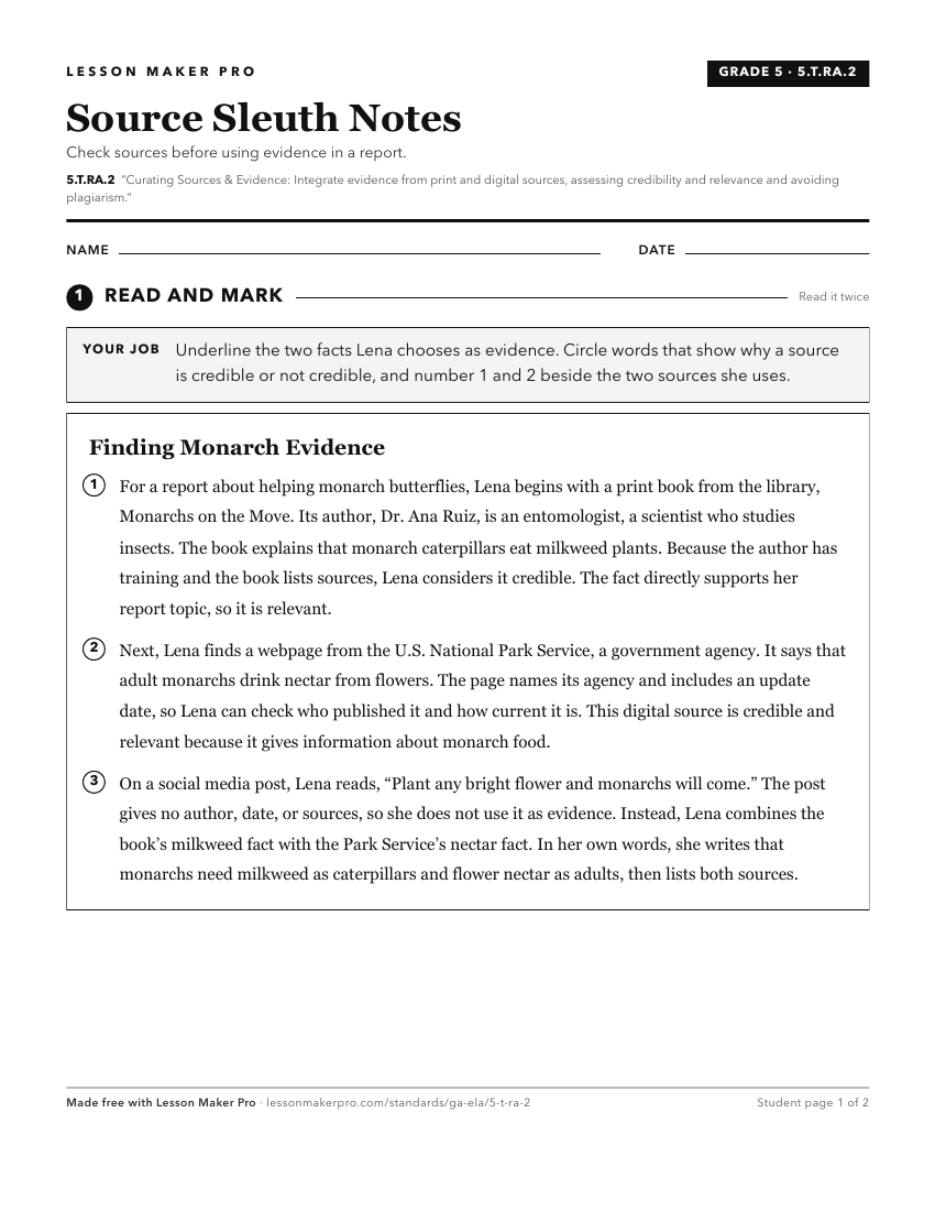 Preview of the 5.T.RA.2 printable worksheet